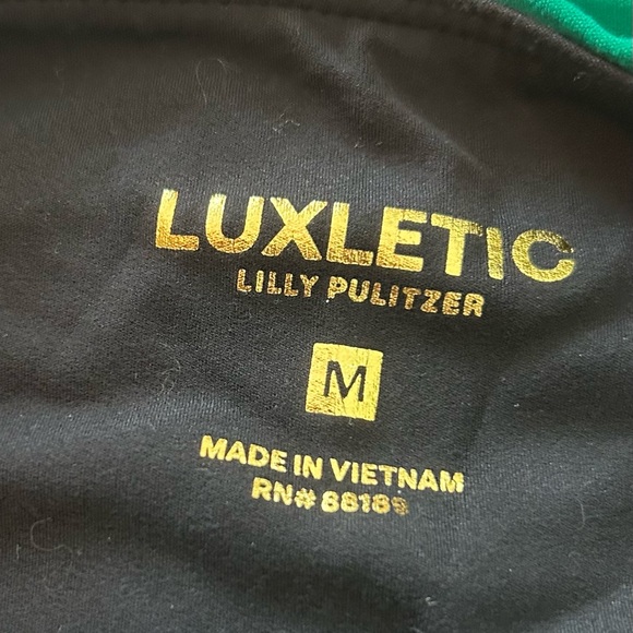 NWT, Lilly Pulitzer Weekender Noir Color-block 24” Leggings, Size Medium - Picture 9 of 15